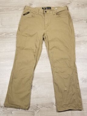 Ariat Rebar M4 Relaxed Straight Leg Jeans Mens Size 38x30 Brown Workwear